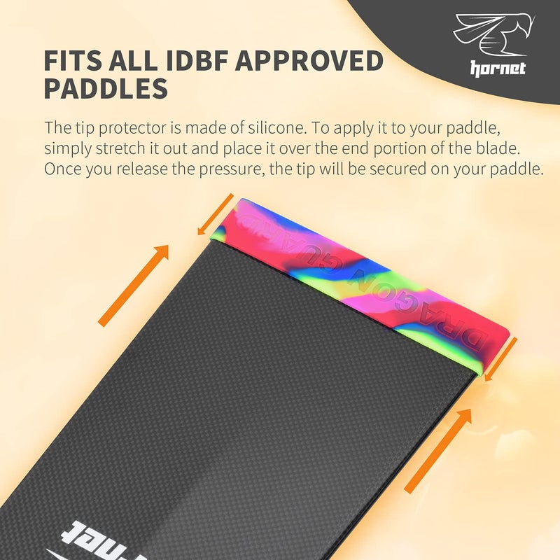 Dragon Guard Dragon Boat Paddle Tip Protector â€¦ (Psychedelic) - Image 2